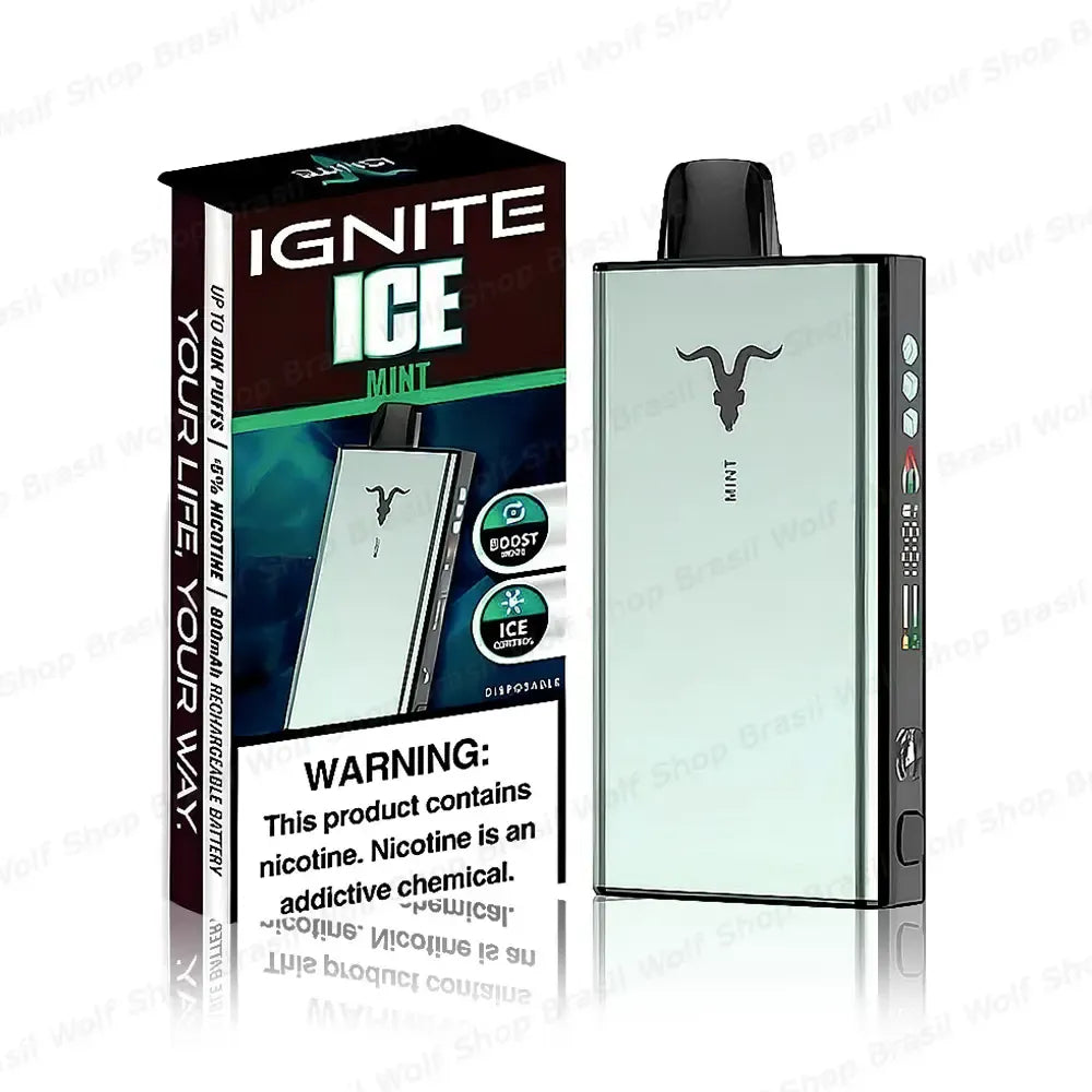 IGNITE V400 ICE – Pod Descartável – 40000 Puffs